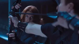 Black widow vs Hawkeye.Avengers (2012) Mini Movies.