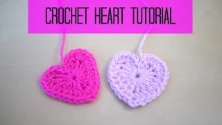 CROCHET heart tutorial | Bella Coco