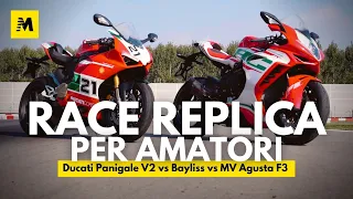 Ducati Panigale V2 Bayliss vs MV Agusta F3 800 RC: race replica per amatori!!