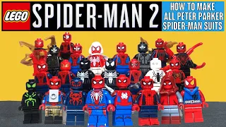 I Built EVERY Possible Spider-Man 2 PS5 Suit in LEGO!