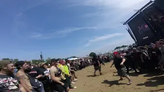 Hatebreed Mosh Pit Gopro in Download Festival 2018 ①