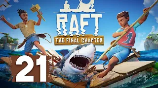 Raft Gameplay Part 21 - WELCOME TO UTOPIA! (The Final Chapter)