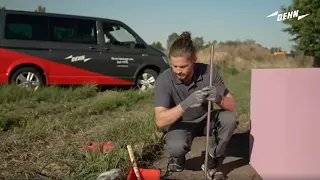 Errichtung einer Erdungsanlage für Wohngebäude mit dem DEHN Erdungsset