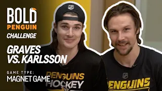 Ryan Graves vs. Erik Karlsson: Magnet Game Challenge | Pittsburgh Penguins