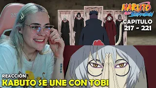 KABUTO Y TOBI SE UNEN | REACCIÓN A NARUTO SHIPPUDEN POR PRIMERA VEZ ( 217 - 221 )