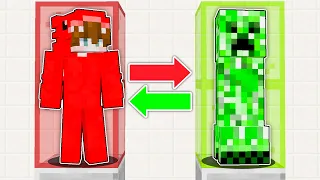 Intercambié Mi Cuerpo con un Creeper en Minecraft