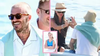 Victoria and David Beckham With Kids Harper and Cruz Trying to Relax in Italy After Miami Incedent