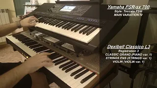 Toccata, Paul Mauriat - Ferdinando Montecuollo on Yamaha PSR-sx 700 & Dexibell Classico L3