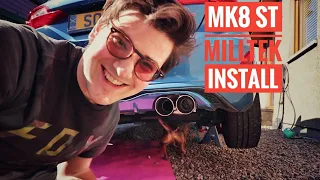 Installing a Milltek Exhuast in My Driveway - Mk8 Fiesta ST - Lockdown Mods Episode 4