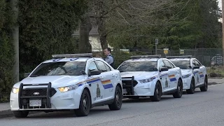 Coquitlam RCMP weapons call, someone being irresponsible with airsoft guns (4K)