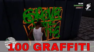 GTA San Andreas Definitive Edition Tutti i graffiti