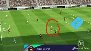 Awesome Long range curl goal by D. Beckham 😤 pes2021 #shorts