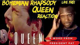 Queen - Bohemian Rhapsody (Live at Rock Montreal, 1981) | REACTION VIDEO