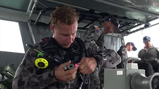 Navy Clearance Diver support to Commonwealth Games