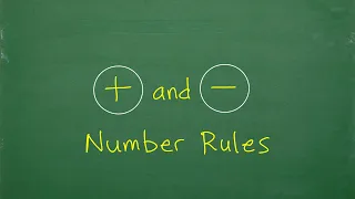 Positive and Negative Number RULES – The EASY WAY!