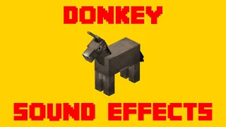 Minecraft Donkey Sound Effects! - All Donkey SFX For Editing!