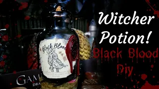 Making a Witcher Potion | Black Blood DIY
