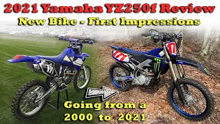 2021 Yamaha YZ250f Review - NEW BIKE! First Impressions