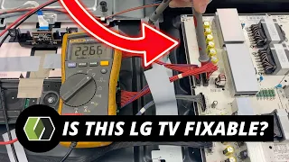 Can We Fix this LG OLED TV? How to Diagnose Your TV Before Ordering Parts!