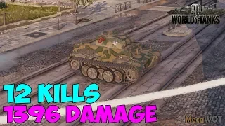 World of Tanks |  Pz.Kpfw. II Ausf. J | 12 KILLS | 1396 Damage - Replay Gameplay 4K 60 fps