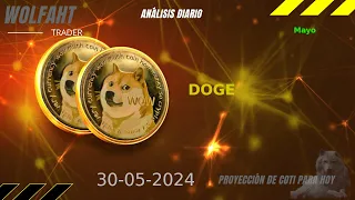 Análisis diario de criptomoneda DOGECOIN – precio de cripto DOGE hoy - 30/05/2024