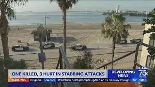 Woman killed, 3 injured in Long Beach Stabbing attacks