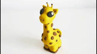 How to Easily Make a Giraffe with Plasticine