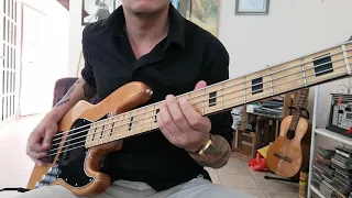 Dragón Ball opening "La fantástica aventura" Bass cover