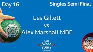 2022 World Indoor Bowls Championships - Day 16 Session 4: Les Gillett vs Alex Marshall MBE