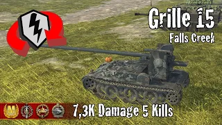 Grille 15  |  7,3K Damage 5 Kills  |  WoT Blitz Replays