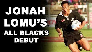 Jonah Lomu's All Blacks Debut