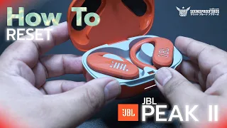 How To Reset - JBL Endurance PEAK II True Wireless Sport Earphones by Soundproofbros