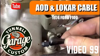 How to install LOKAR kick down cable