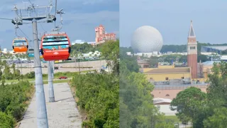 Disney Skyliner 2023 4K Morning Ride from EPCOT to Disney's Hollywood Studios | Walt Disney World