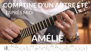 Yann Tiersen - Comptine d'un autre été - L’après midi (from Amélie) | Ukulele Fingerstyle Tab