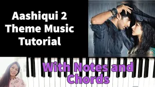 Aashiqui 2 Love Theme Piano Tutorial with Notes and Chords@ Piano Beats Manvi
