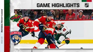 Wild @ Panthers 1/21 | NHL Highlights 2023