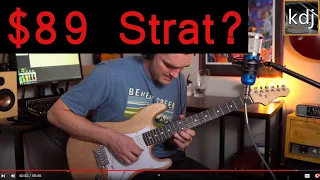 Can an $89 Strat kit be any good?  Fesley ST-Natural Kit Build | Demo | Review