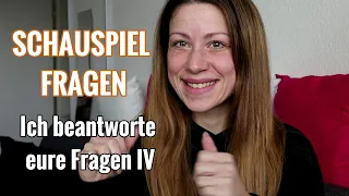 Schauspielerin beantwortet eure Fragen/ Schauspieler werden- Eure Schauspiel Fragen IV