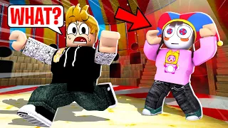 I SCARED MY BEST FRIEND WITH THE AMAZING DIGITAL CIRCUS IN ROBLOX!?