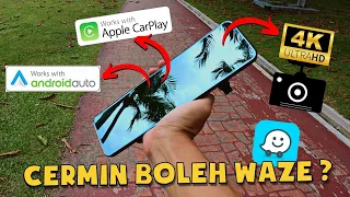 DASHCAM KORANG BOLEH WIRELESS ANDROID AUTO & APPLE CARPLAY? | Coral Vision R9 Mirror Dashcam 2022