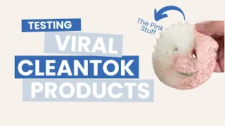 Testing CleanTok Viral Cleaning Products