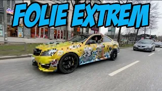 Der C63 AMG bekommt die AUFFÄLLIGSTE FOLIE auf dem Hamburger Kiez | DIGITALDRUCKFOLIE