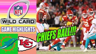 Dolphins  vs Chiefs [FULL GAME] Super Wild Card Weekend | NFL Playoffs Highlights 2024