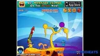 Monster Island Cheats: Levels 10, 11, and 12 with 3 stars