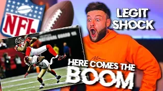 SOCCER FAN Reacts to BIGGEST HITS in NFL HISTORY | HERE COMES THE BOOM!!