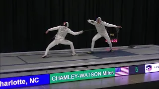 2019 January NAC Div I Men's Foil Semis: Itkin vs. Chamley-Watson