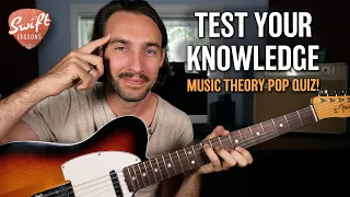 Music Theory Guitar Quiz - Must Know Questions/Answers!