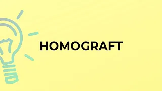 What is the meaning of the word HOMOGRAFT?