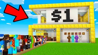 I Opened a $1 Store in Minecraft!